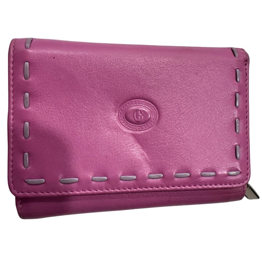 Pink Women's Leather Wallet - Brand Unspecified